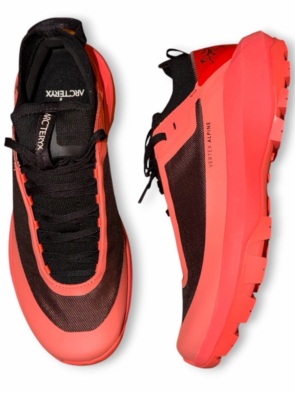 NEW SAMPLE Arc’Teryx Women’s Vertex Alpine Shoe Dynasty/Sequoia Red Sz 7